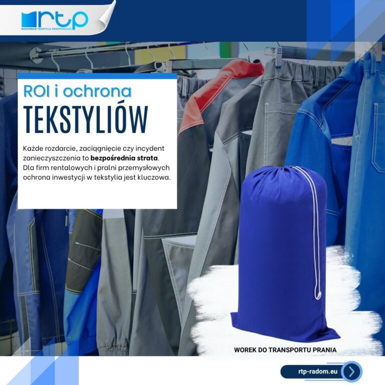 Profesjonalne worki do transportu prania | ochrona tekstyliów | RTP Radom