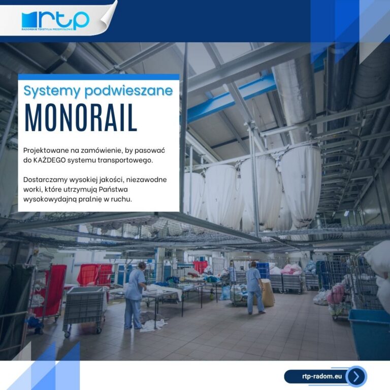 Worki na pranie monorail – higiena i ochrona personelu | RTP Radom